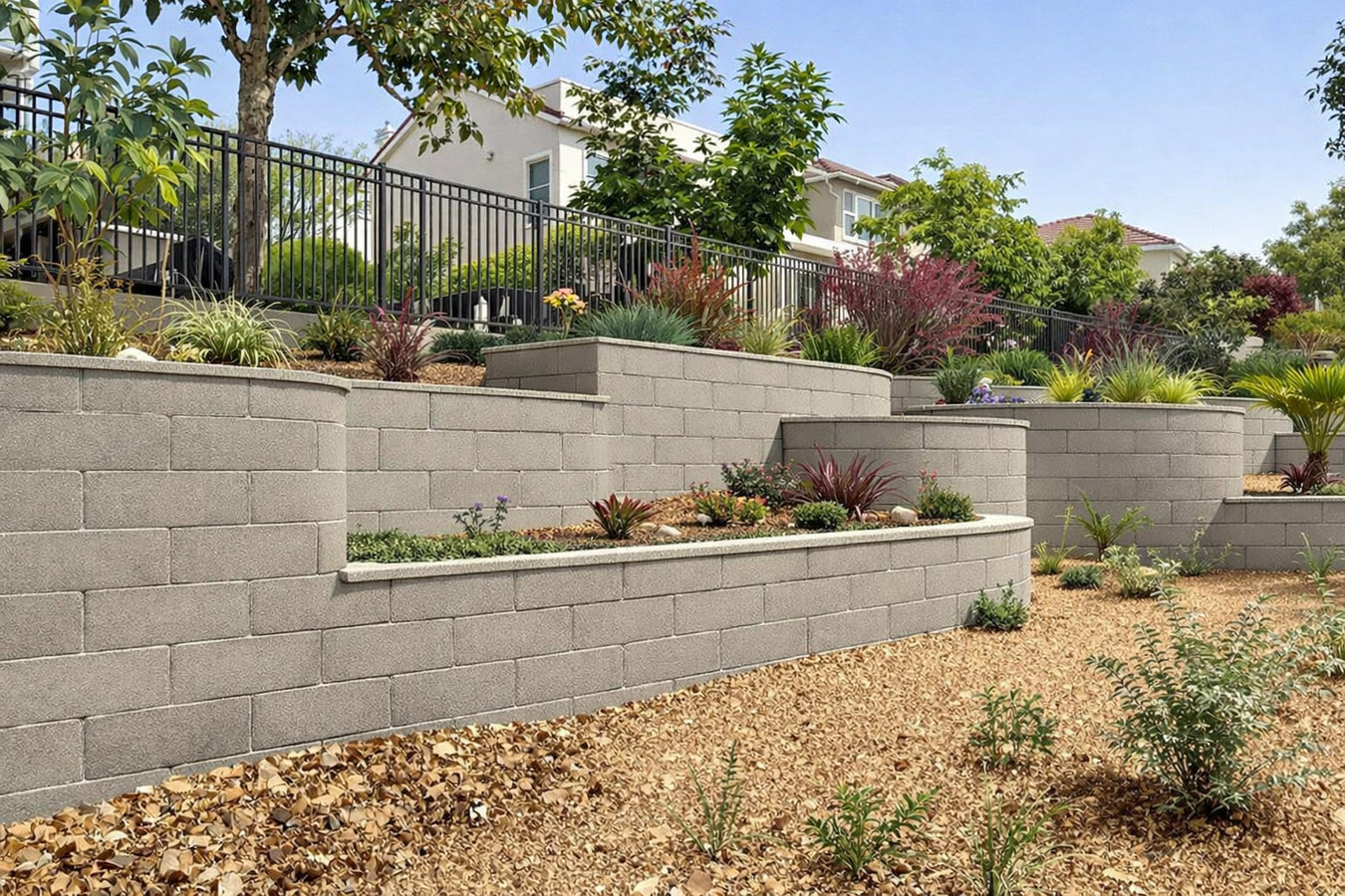 Concrete retaining walls in Hemet, CA