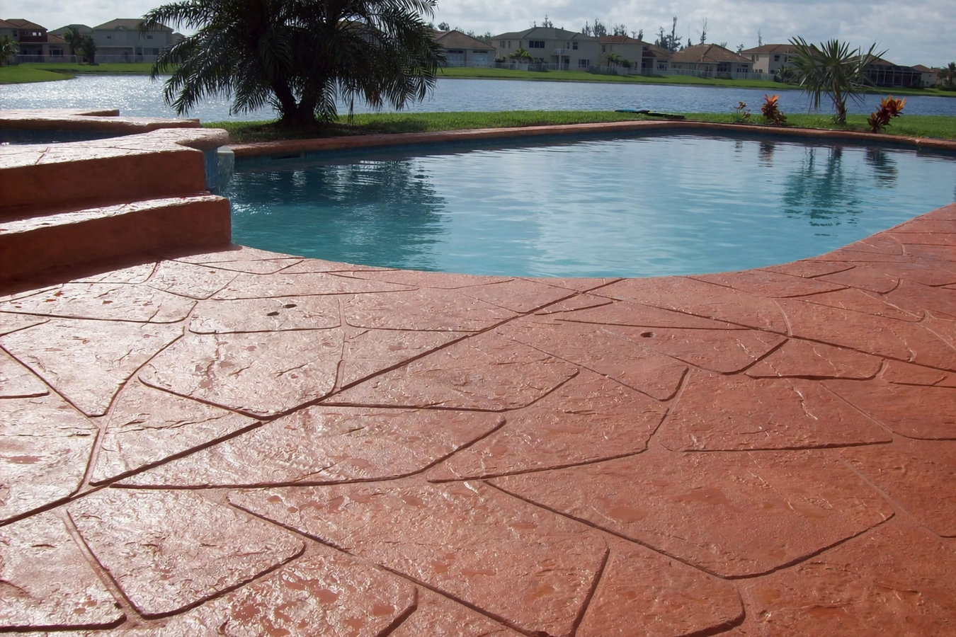 Stamped concrete services in Hemet, CA
